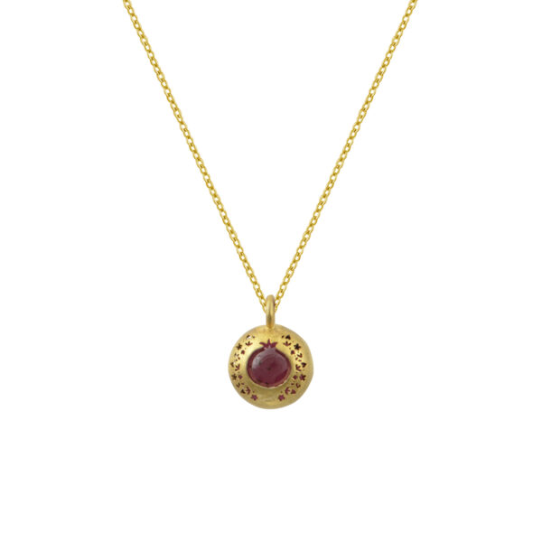 Lucky Charm Necklace Pomegranate
