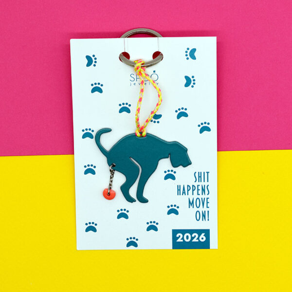 Μπρελόκ Shit Happens Move On!